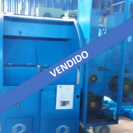 VENDIDO – TREFILADORA BIFILAR 21 PASSES COM BOBINADOR DUPLO